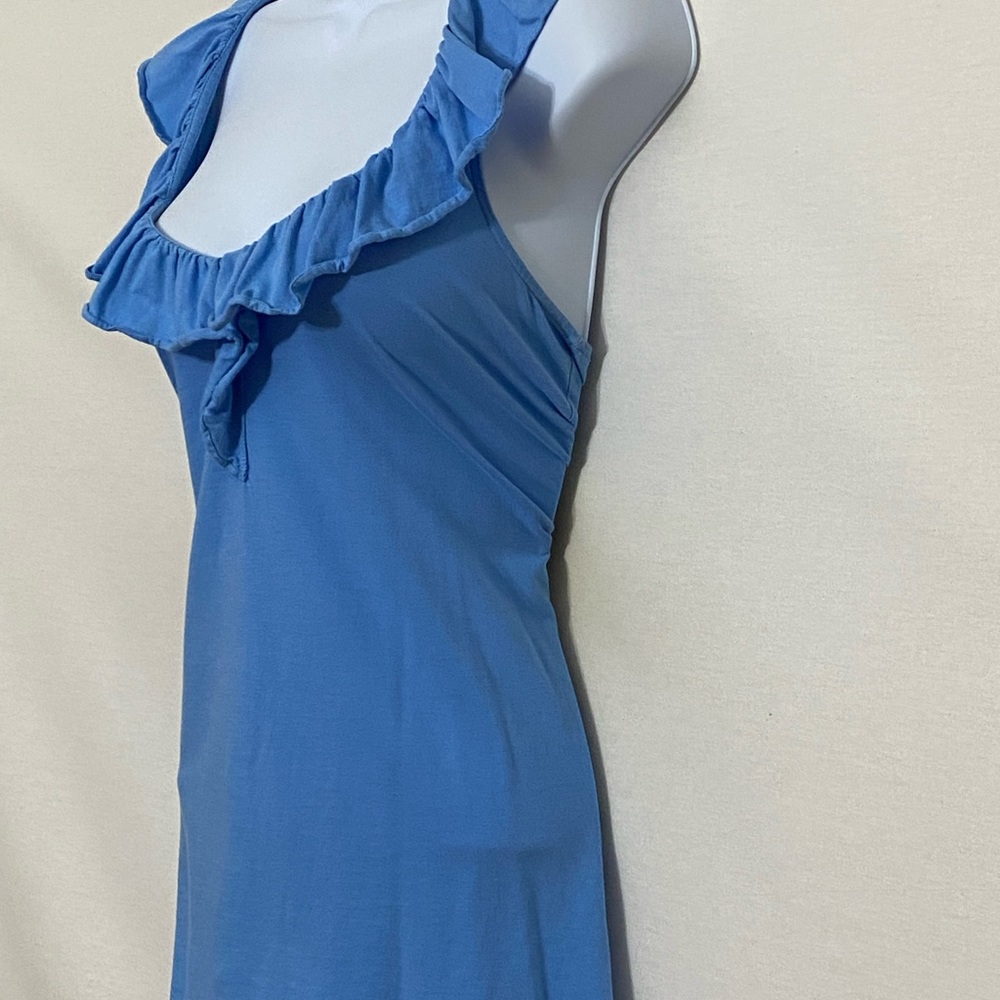 Lilly Pulitzer Blue Ruffle Blouse - Picture 6 of 14